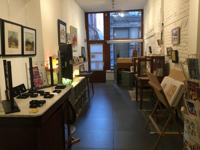Un art-shop éphémère dans une ruelle à Liège!