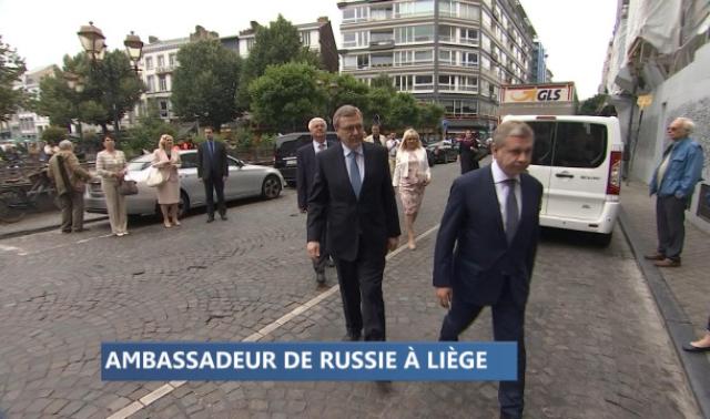 Un carillon et un ambassadeur de Russie à Liège