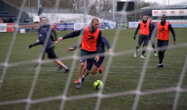 Un entraînement un peu particulier au RFC Liège