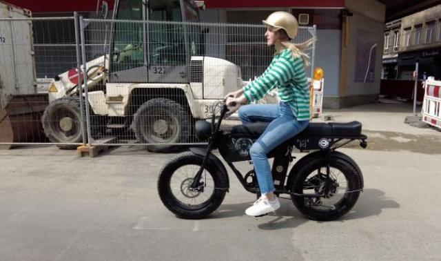 Un vélo "panthère" inspiré d'une bière liégeoise pour parcourir la "jungle urbaine"