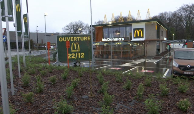 Un McDonald's flambant neuf à la place de l'Edelweiss à Boncelles