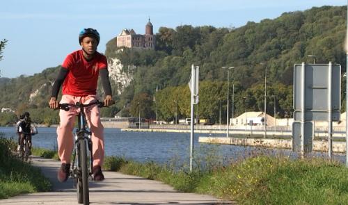 Un trajet de mobilité douce facilité entre Liège et Huy