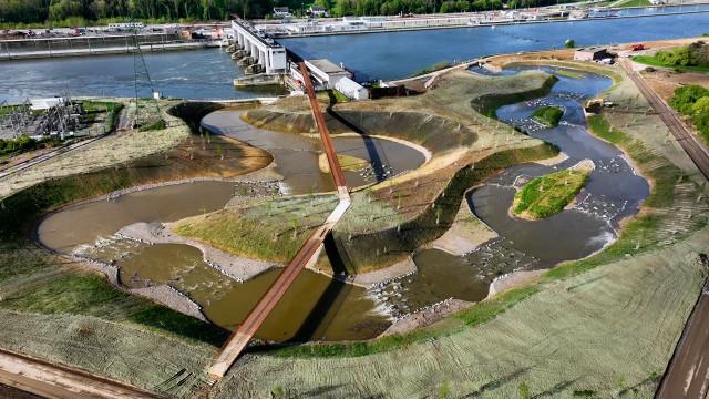 Une rivière artificielle de 700m pour le bien-être des poissons