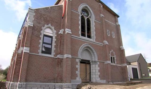 Villers-le-Bouillet: l'Eglise d'Halbosart en pleine transformation