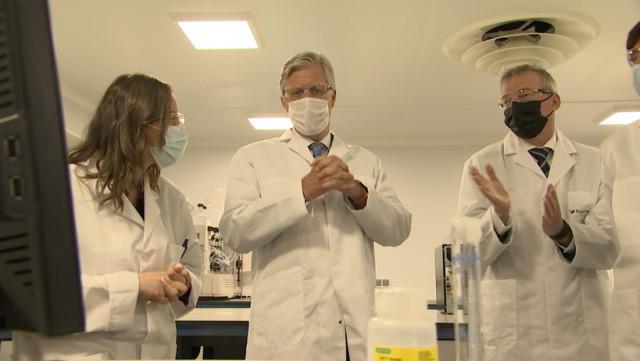Visite royale chez Eurogentec