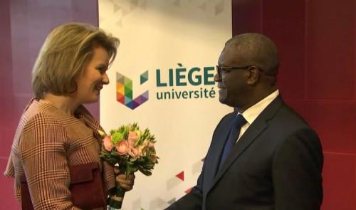 Visite royale à l'Uliège pour lancer la Chaire Mukwege